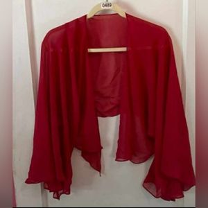 Azazie Kaley Burgundy wrap size A26